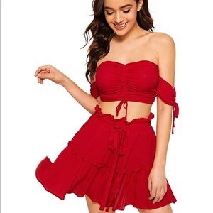 Take 50% off NWT| Skirt & Off Shoulder Two Piece